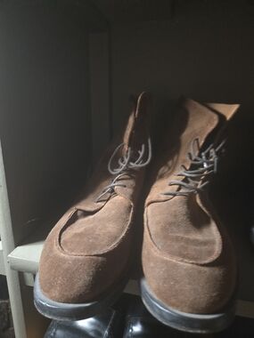 Suede Luxury Elia Maurizi Brown Desert Boot Made In Italy Original Price $495